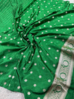 BANARASI MASHRU KATAN SILK SAREE MK012
