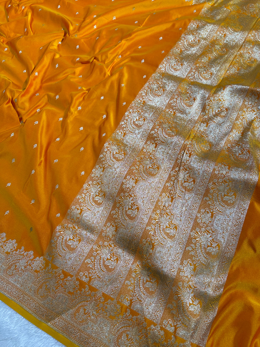 BANARASI MASHRU KATAN SILK SAREE HN537