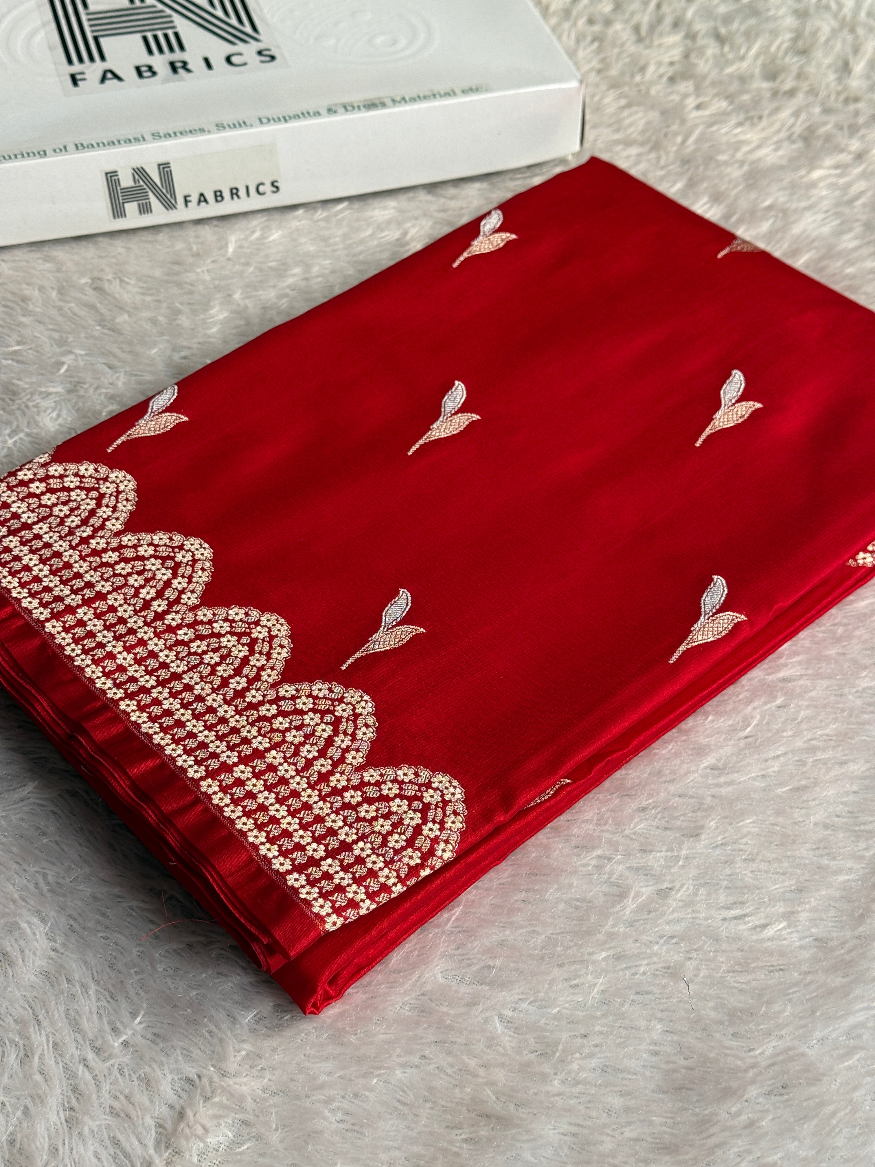 BANARASI MASHRU KATAN SILK SAREE MK037