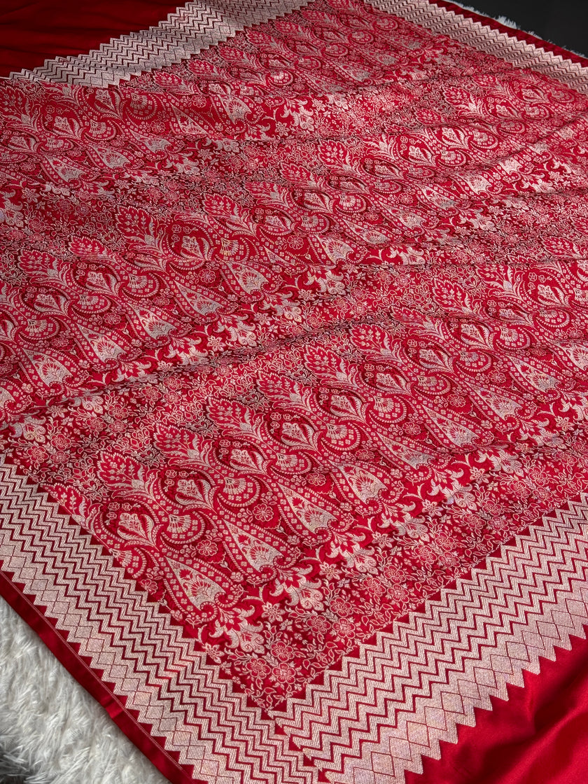 BANARASI MASHRU KATAN SILK SAREE MK051