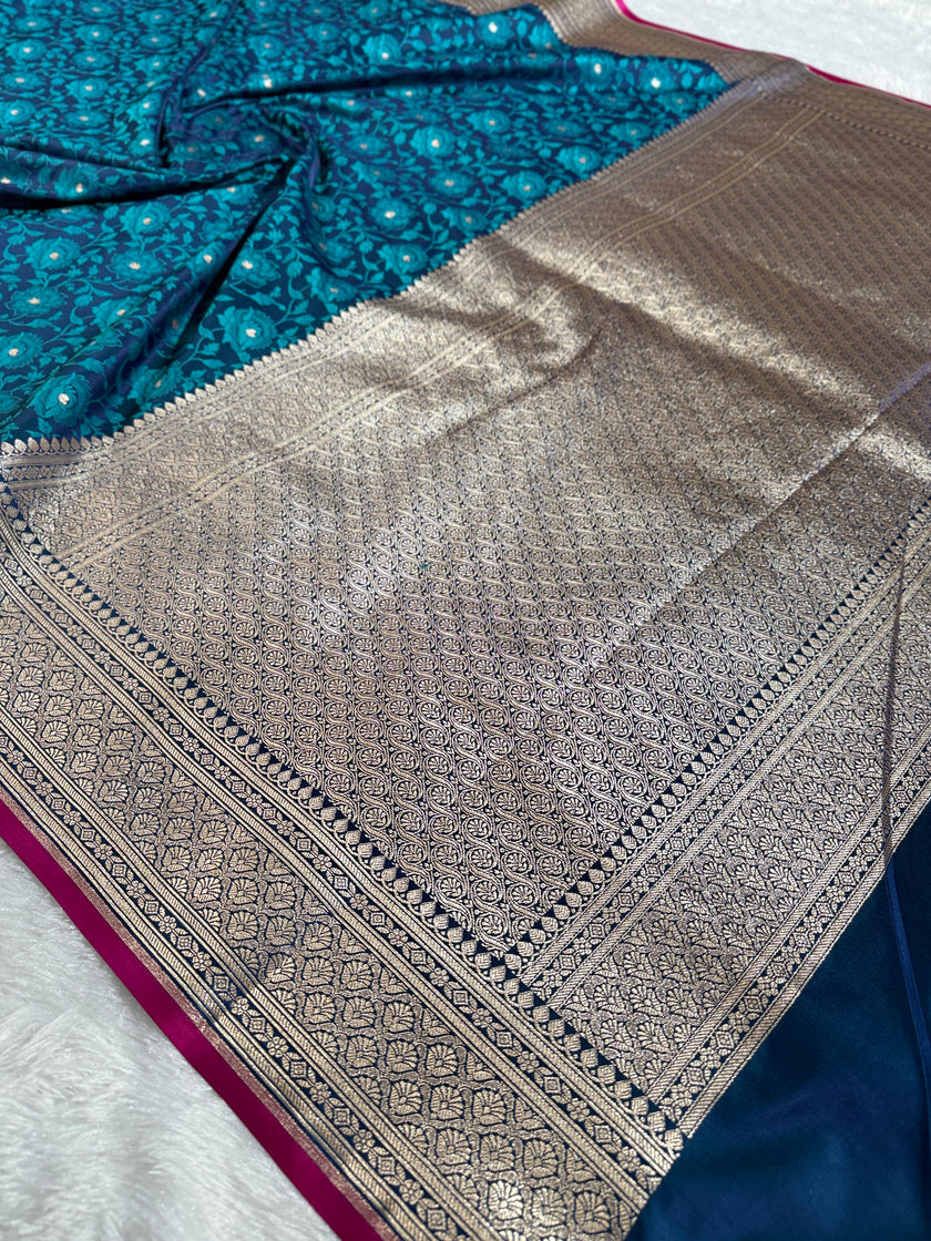 BANARASI MASHRU KATAN SILK SAREE HN531