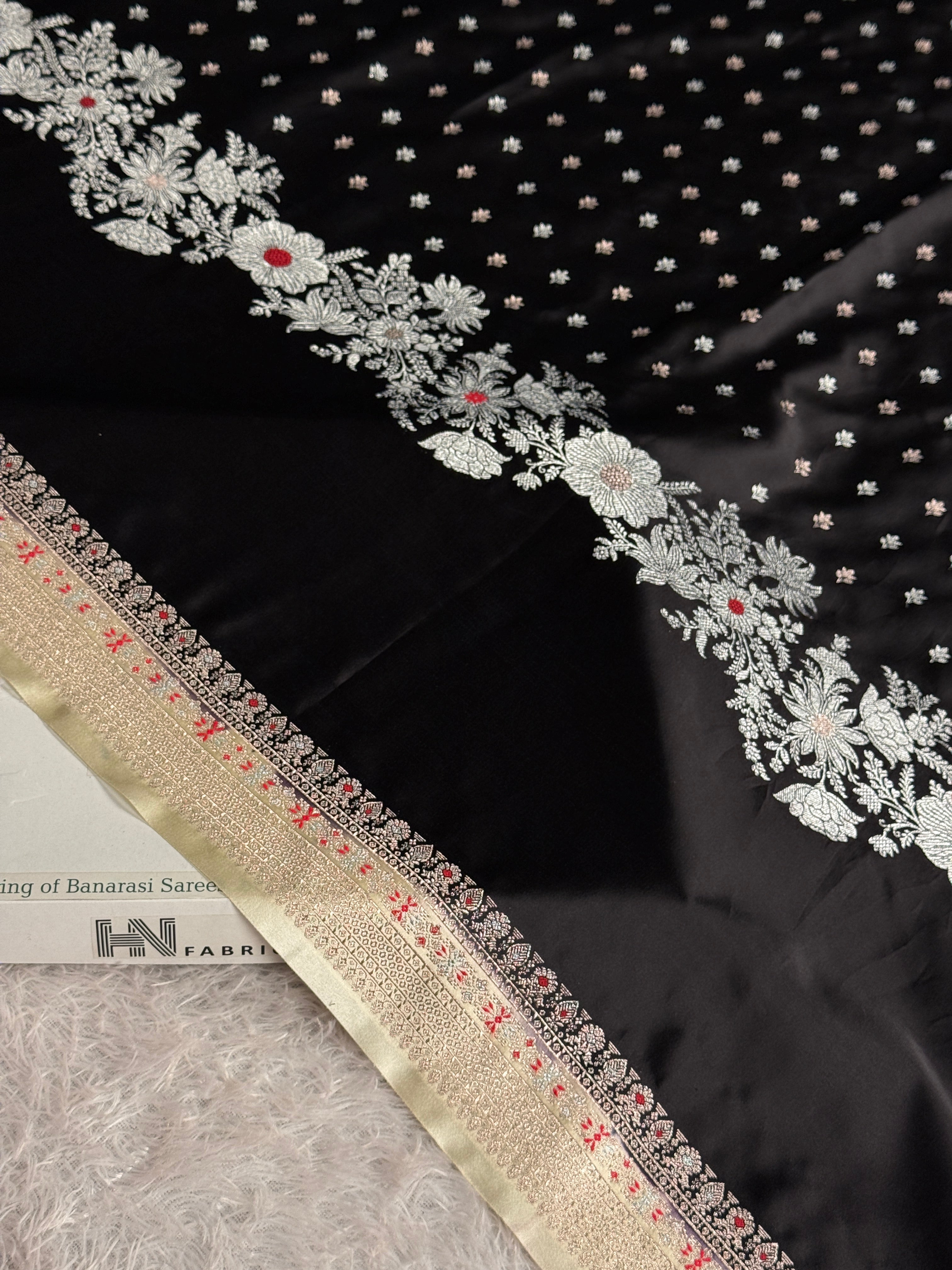 BANARASI MASHRU KATAN SILK SAREE MK045