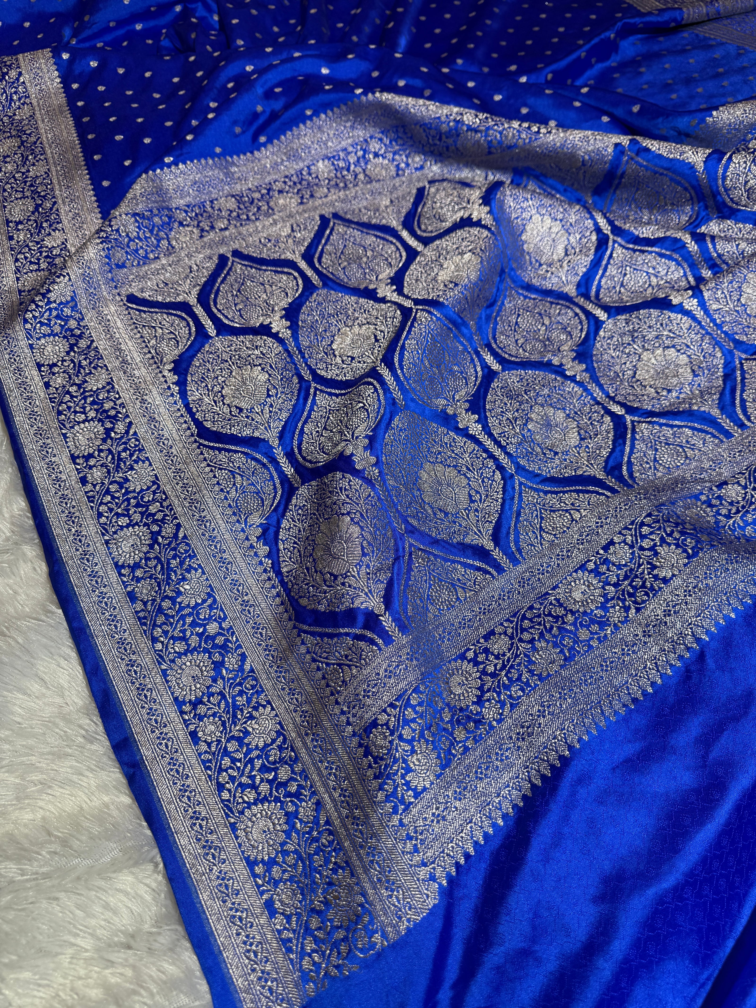 BANARASI MASHRU KATAN SILK SAREE HN350