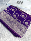 BANARASI MASHRU KATAN SILK SAREE HN571