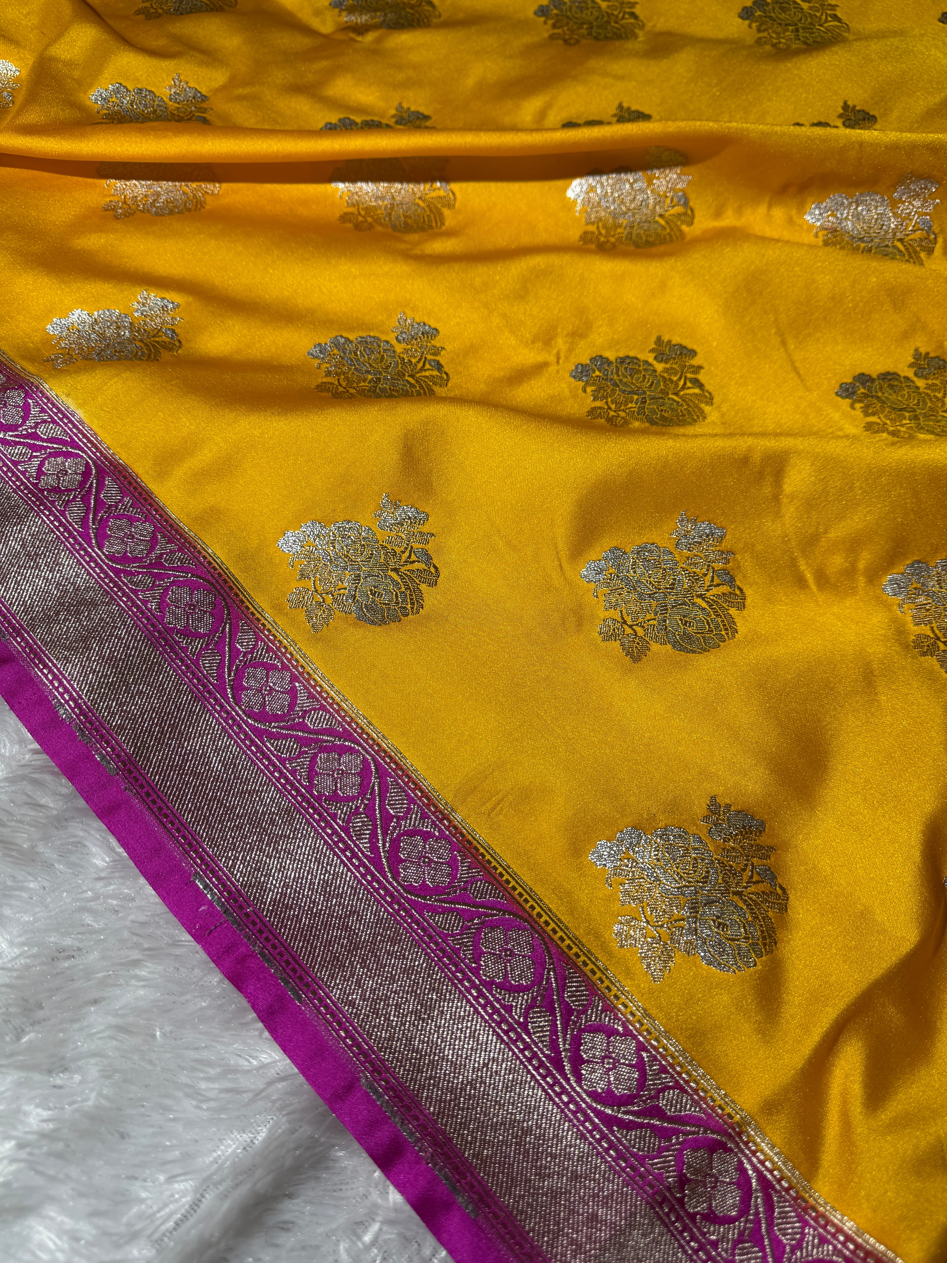 Banarasi Mashru Katan Silk Saree HN170