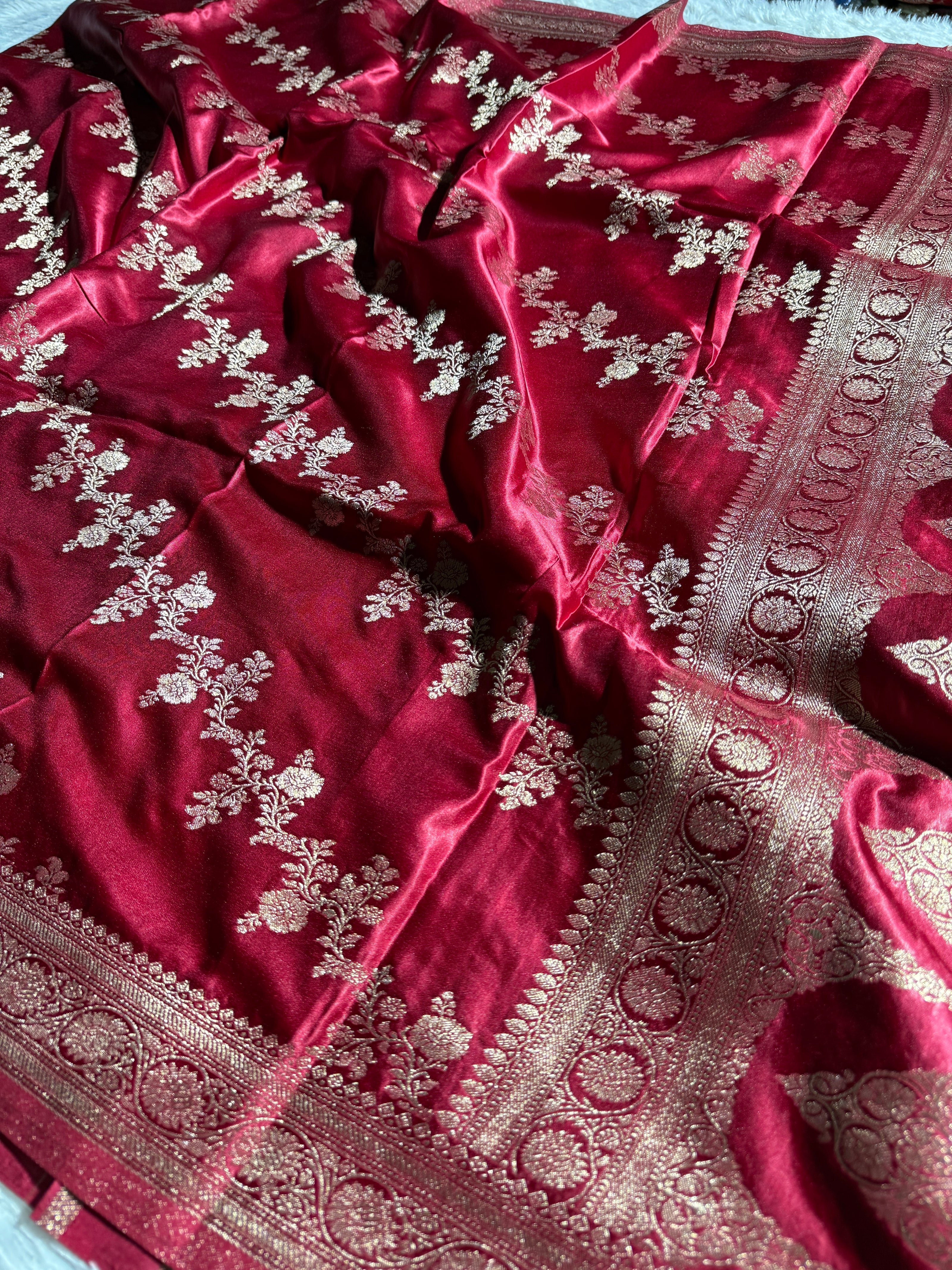 BANARASI MASHRU KATAN SILK SAREE HN144