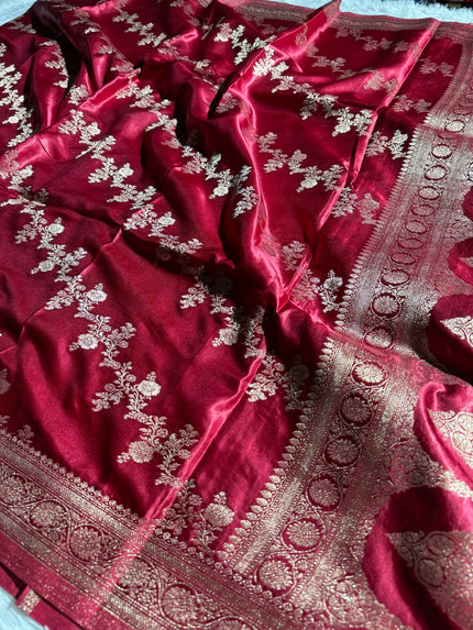BANARASI MASHRU KATAN SILK SAREE HN144