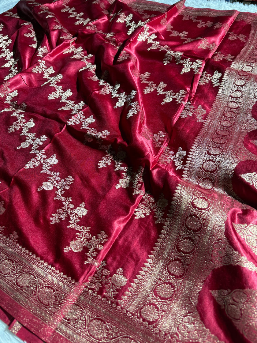 BANARASI MASHRU KATAN SILK SAREE HN144