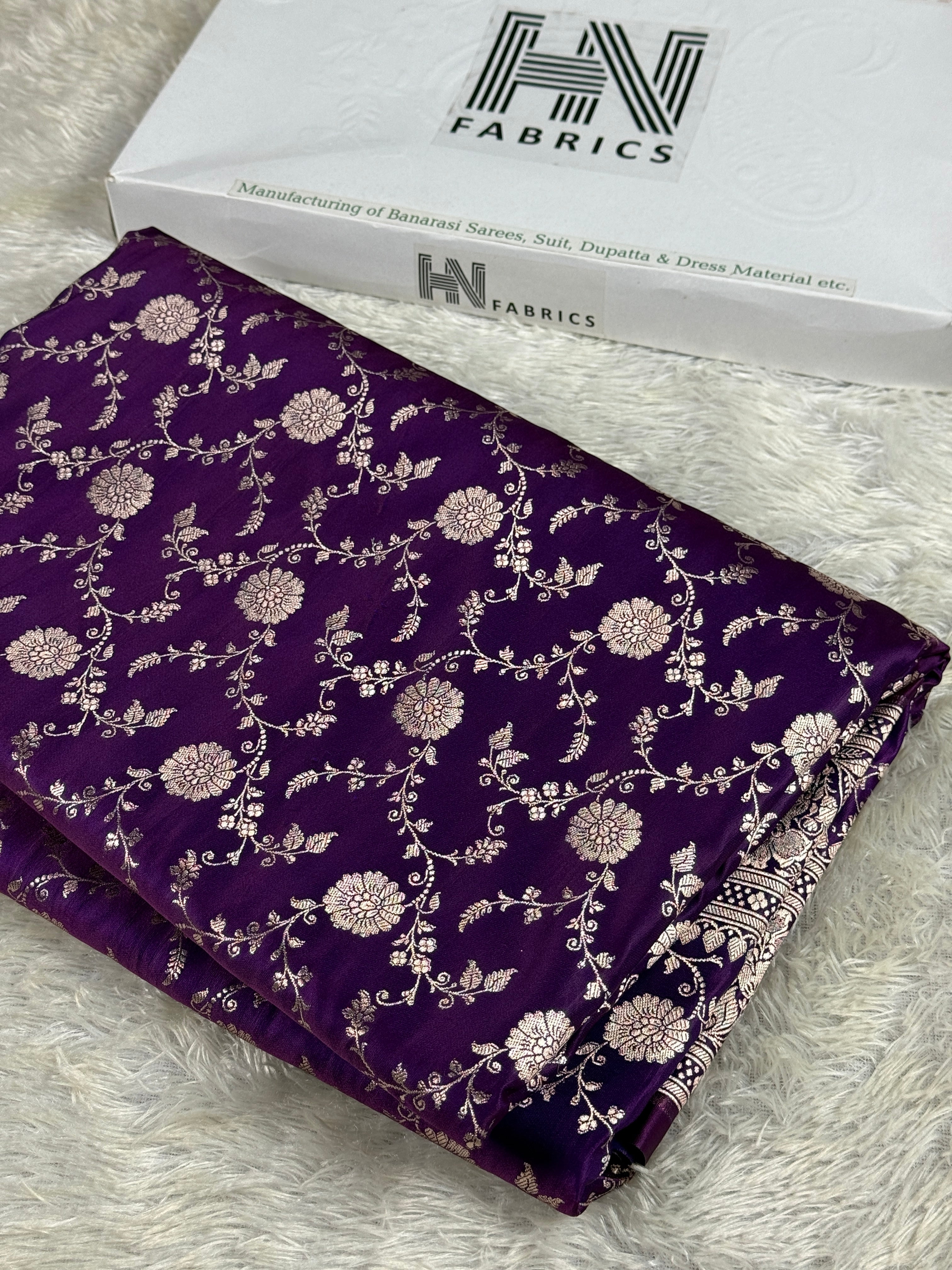 BANARASI MASHRU KATAN SILK SAREE HN950