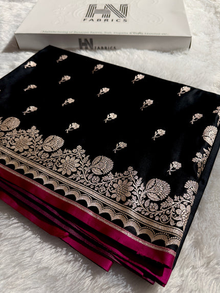 BANARASI MASHRU KATAN SILK SAREE HN538