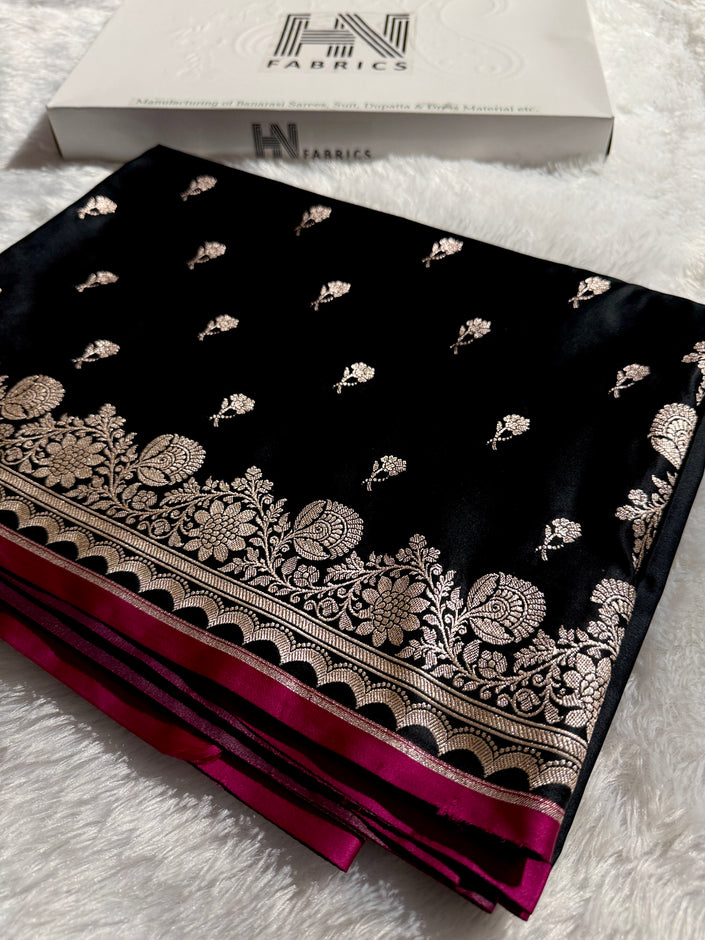 BANARASI MASHRU KATAN SILK SAREE HN538
