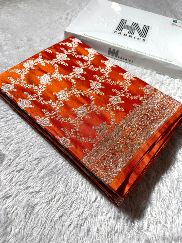 BANARASI MASHRU KATAN SILK SAREE HN380