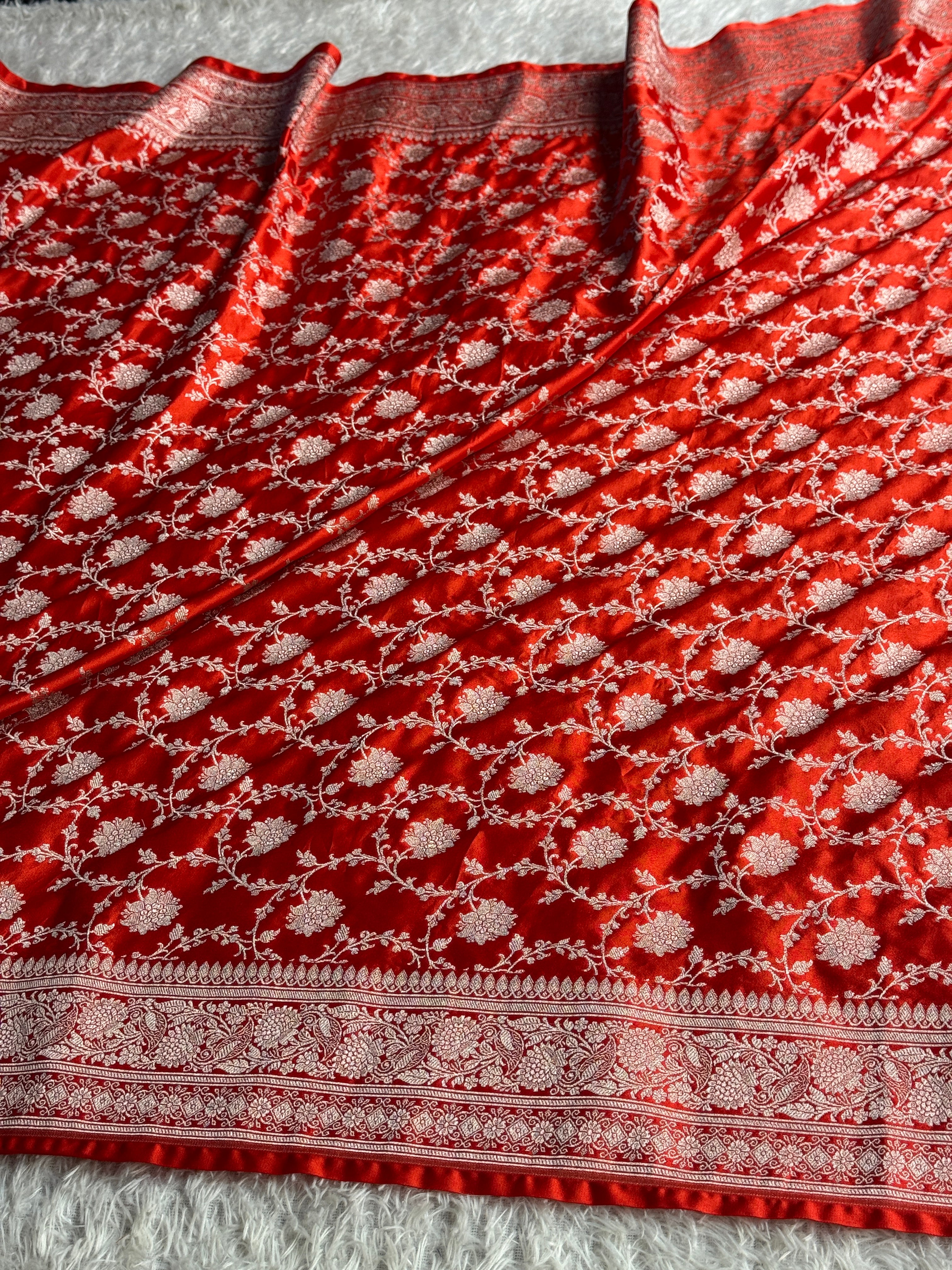 BANARASI MASHRU KATAN SILK SAREE MK066