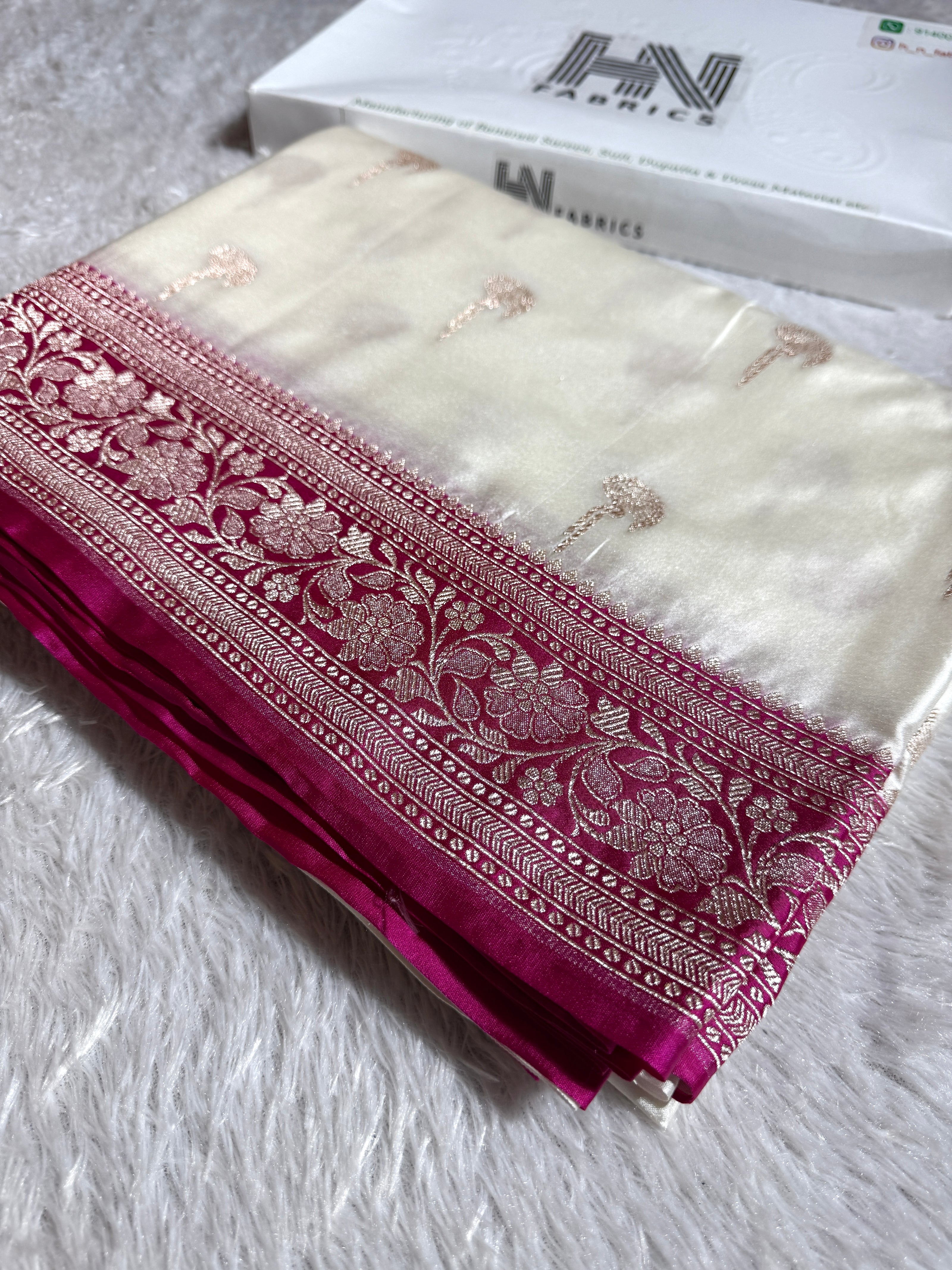 BANARASI MASHRU KATAN SILK SAREE HN511
