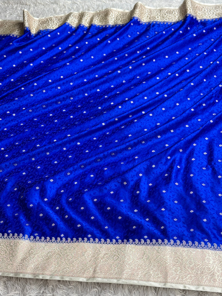 BANARASI MASHRU KATAN SILK SAREE HN820