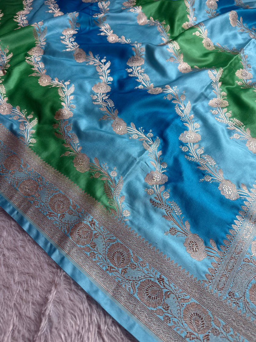 BANARASI MASHRU KATAN SILK SAREE HN540