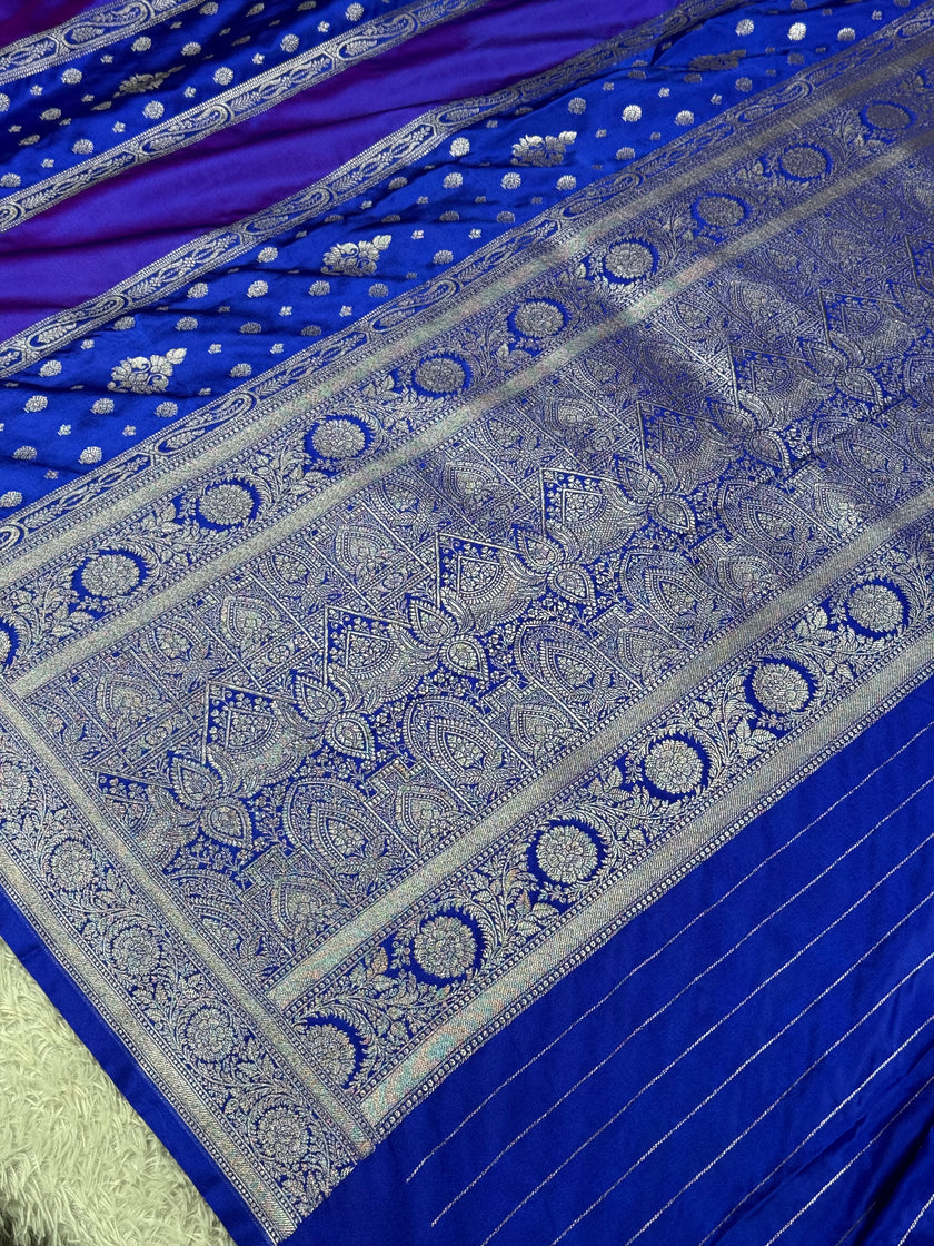 BANARASI MASHRU KATAN SILKS  SAREE MK012