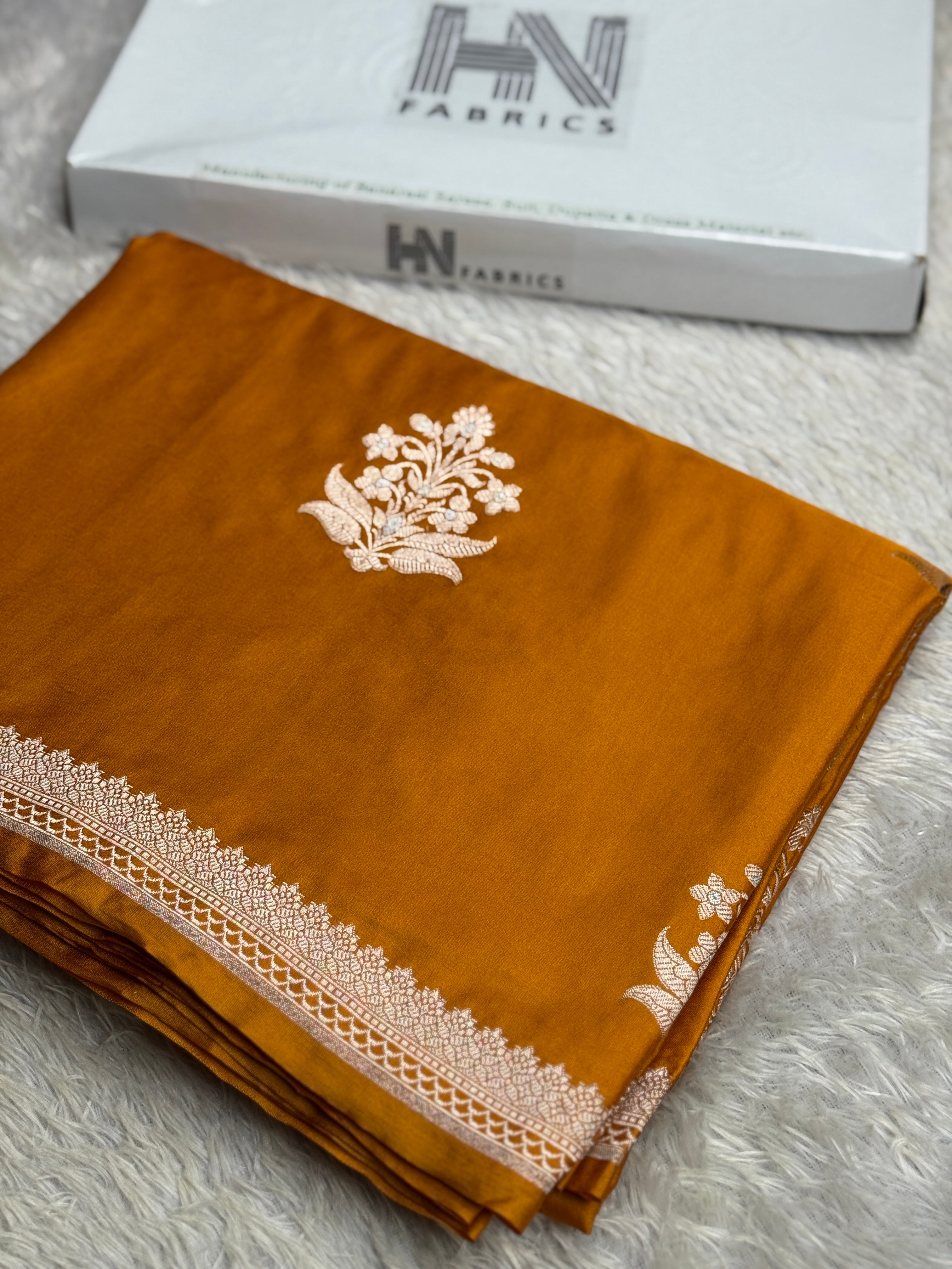 BANARASI MASHRU KATAN SILK SAREE HN815