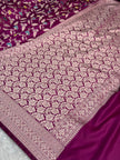 BANARASI MASHRU KATAN SILK SAREE MK55