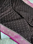 BANARASI MASHRU KATAN SILK SAREE HN820