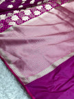 BANARASI MASHRU KATAN SILK SAREE MK003