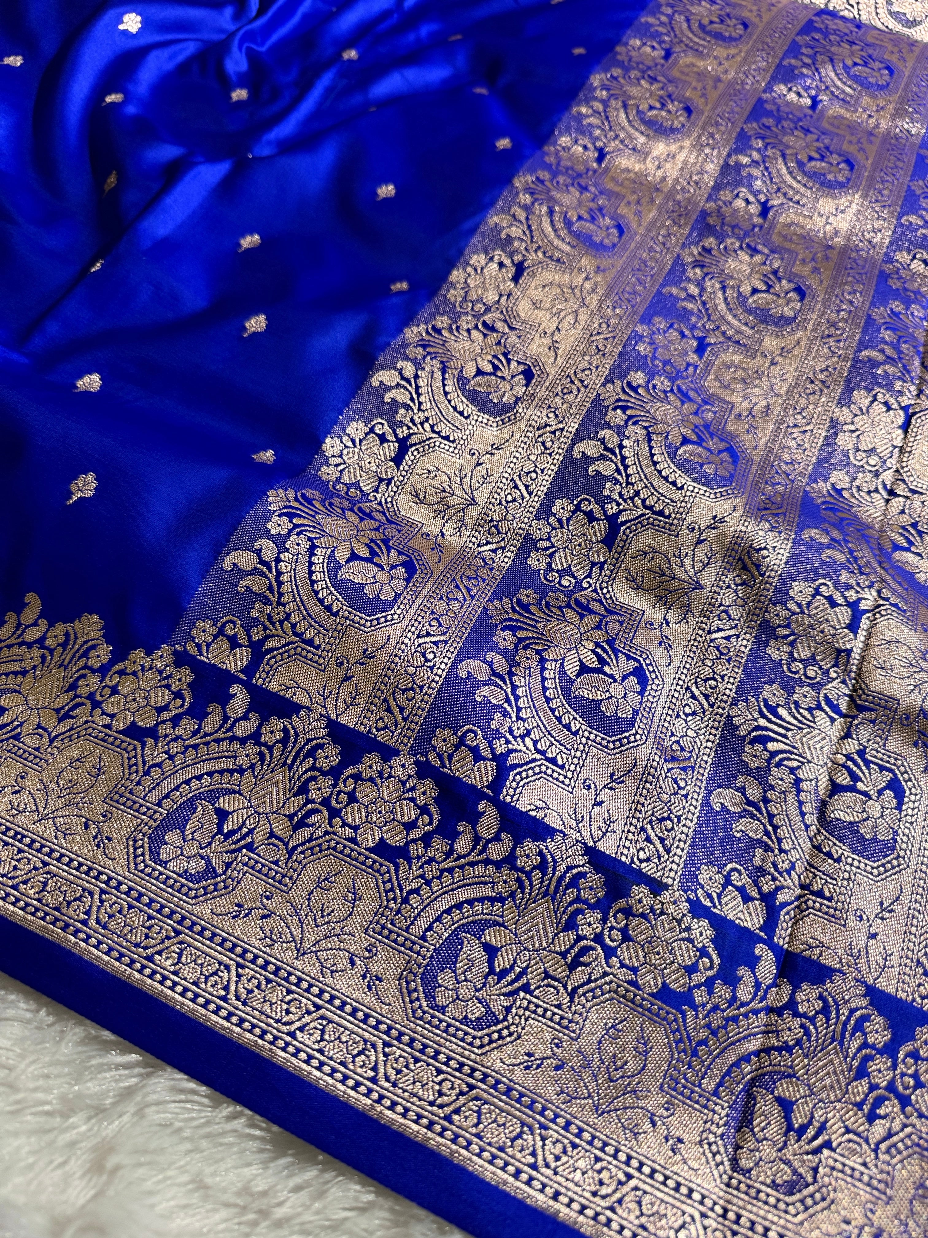 BANARASI MASHRU KATAN SILK SAREE HN537