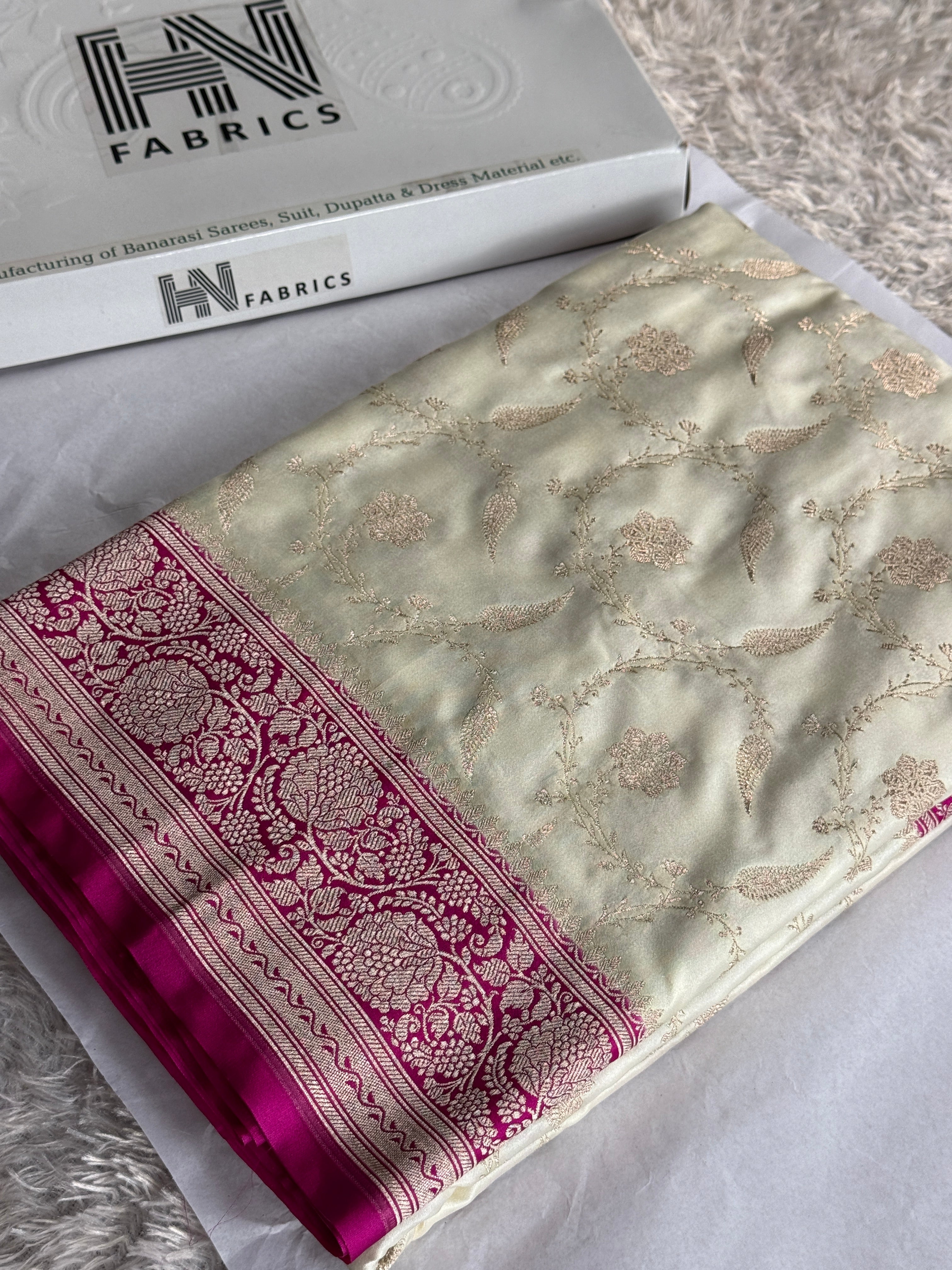 BANARASI MASHRU KATAN SILK SAREE MK101