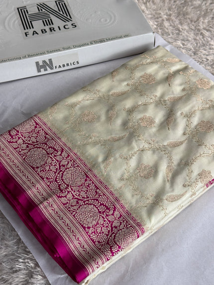 BANARASI MASHRU KATAN SILK SAREE HN103