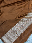 BANARASI MASHRU KATAN SILK SAREE MENAKARI WORK HN500