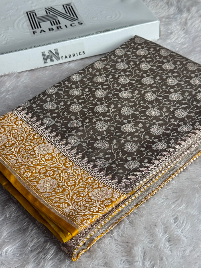 BANARASI MASHRU KATAN SILK SAREE HN820