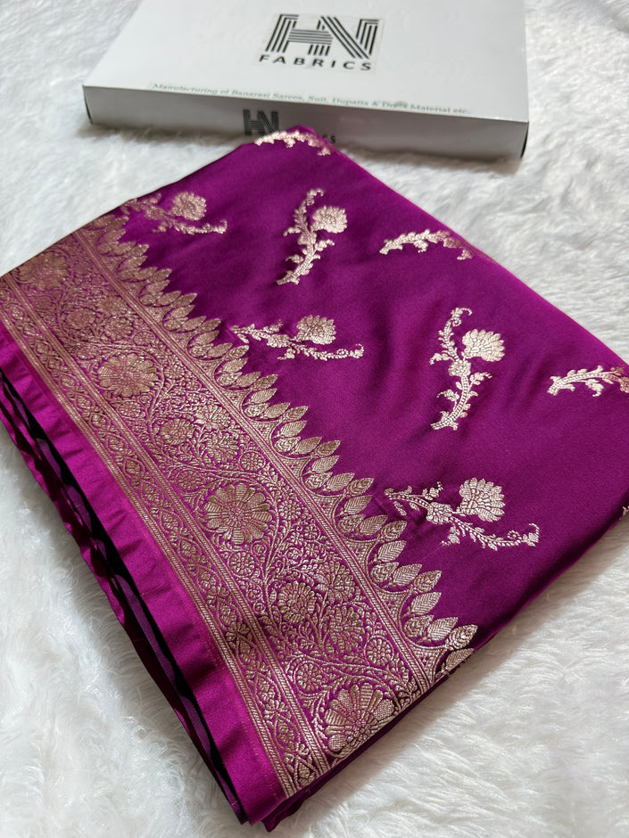 BANARASI MASHRU KATAN SILK SAREE HN524