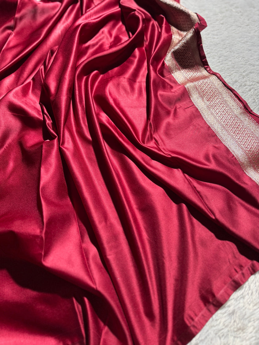 BANARASI MASHRU KATAN SILK SAREE HN180