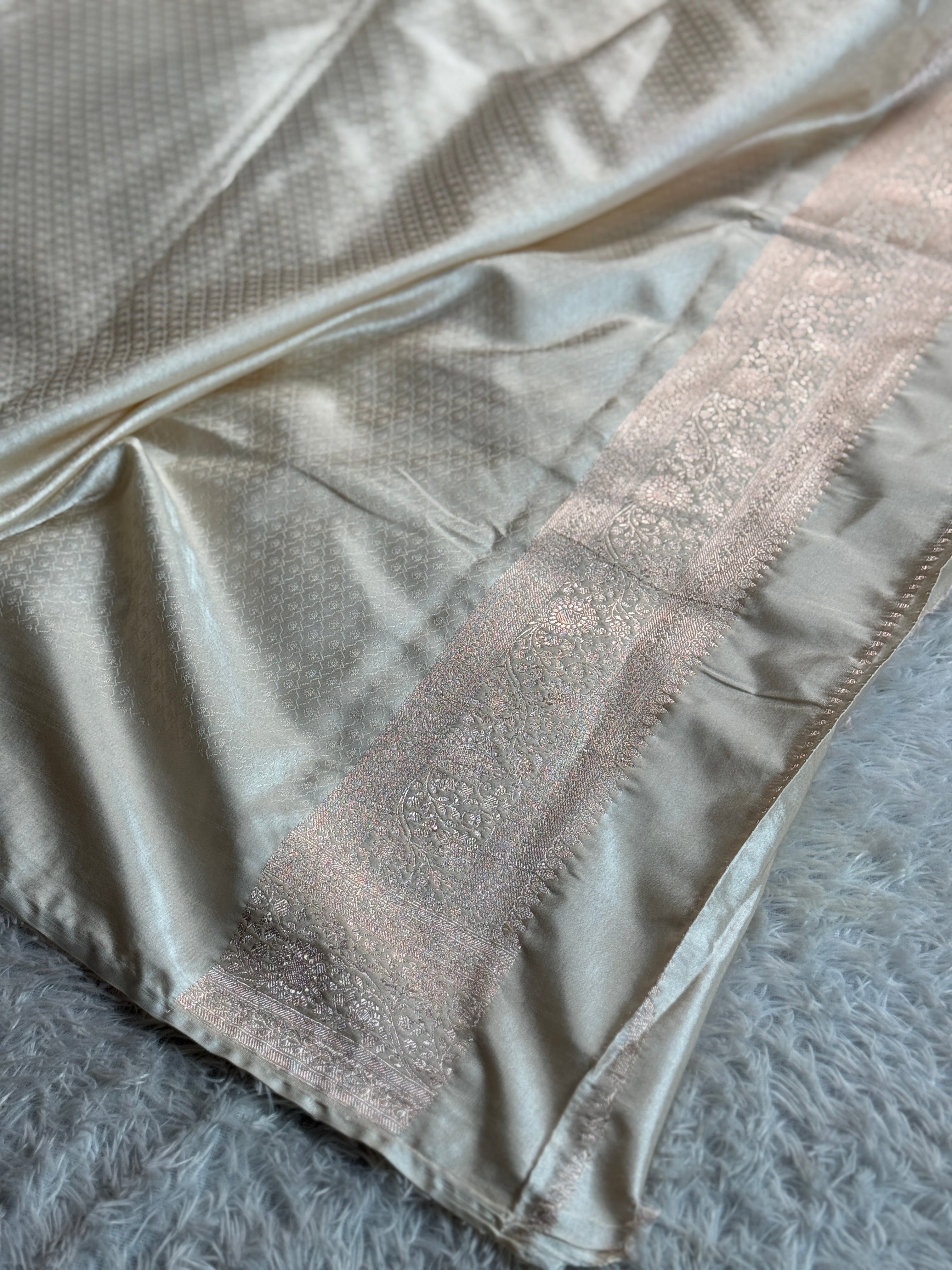 BANARASI MASHRU KATAN SILK SAREE MK025
