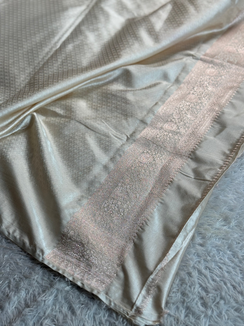 BANARASI MASHRU KATAN SILK SAREE MK025