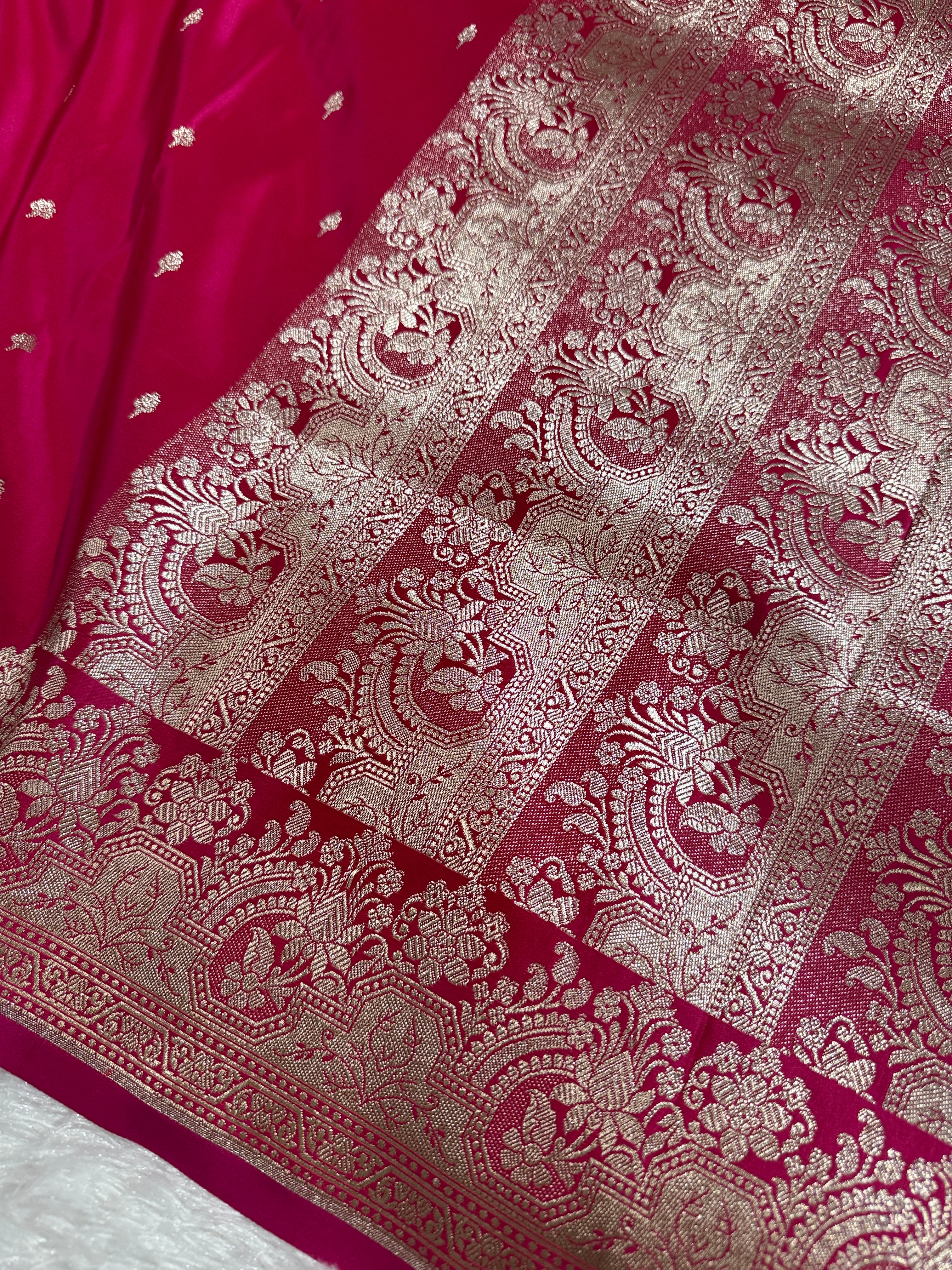 BANARASI MASHRU KATAN SILK SAREE HN537
