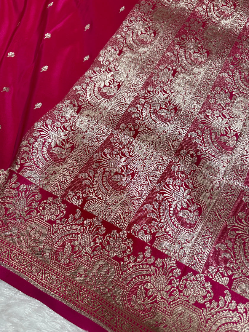 BANARASI MASHRU KATAN SILK SAREE HN537