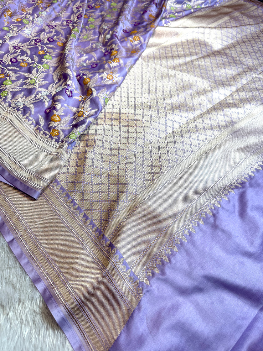 BANARASI MASHRU KATAN SILK SAREE HN119