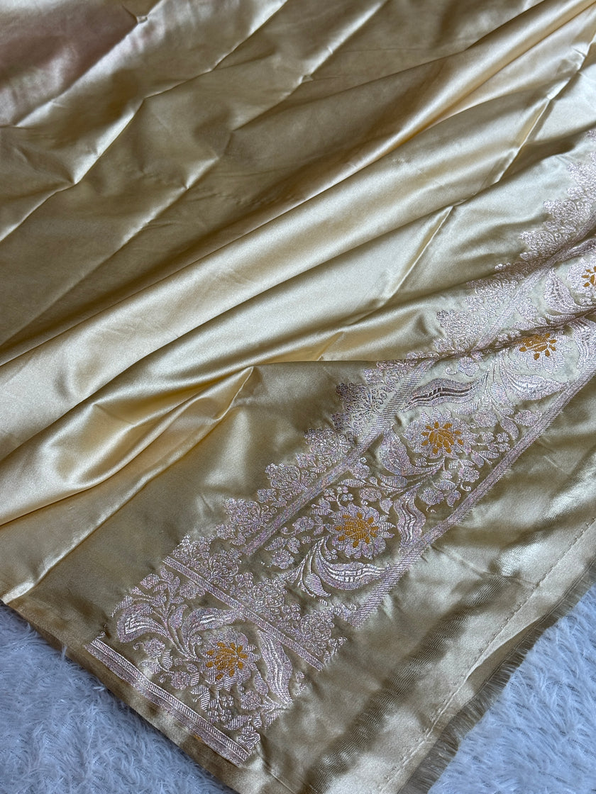 BANARASI MASHRU KATAN SILK SAREE MK042