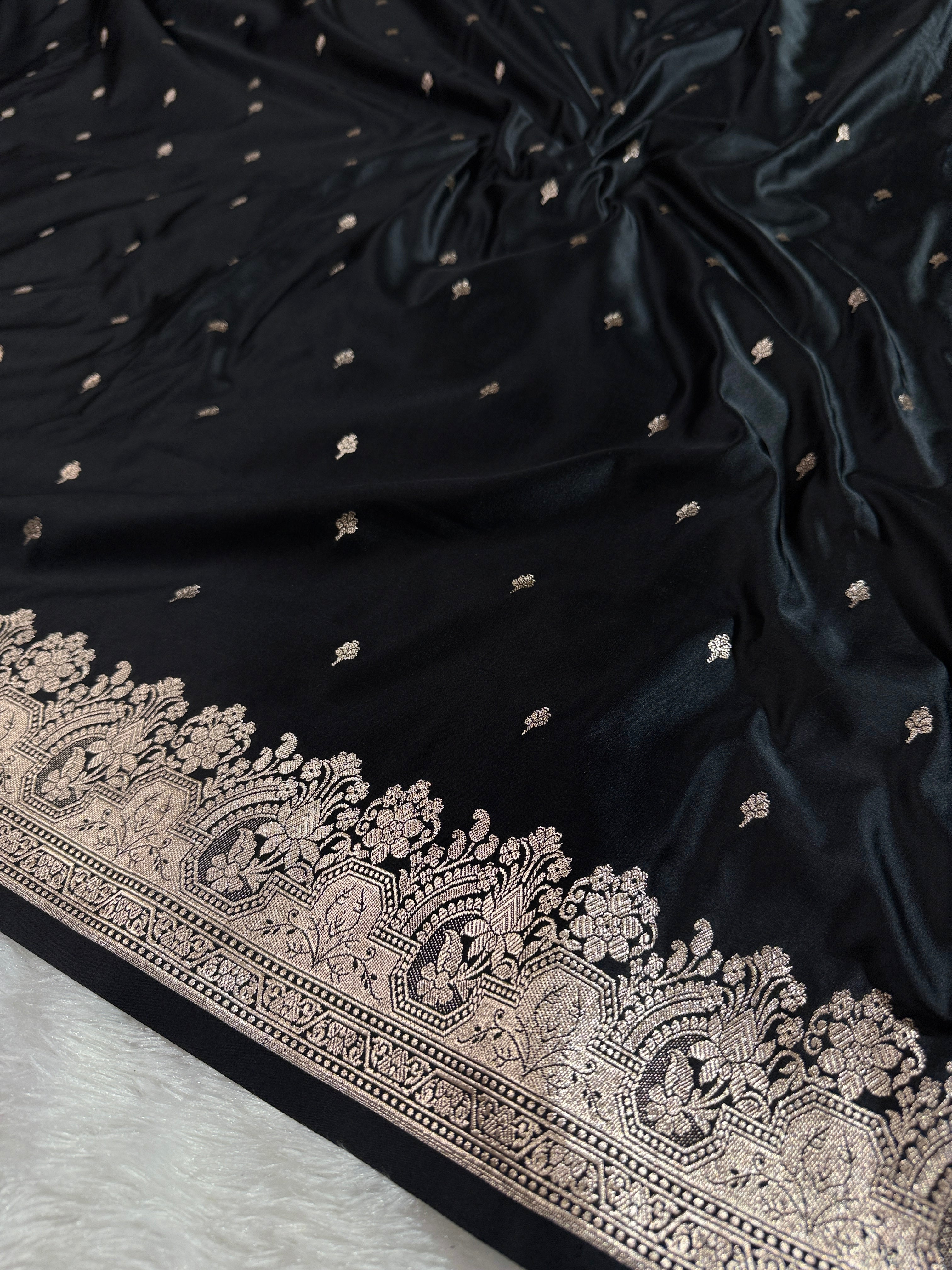 BANARASI MASHRU KATAN SILK SAREE HN537