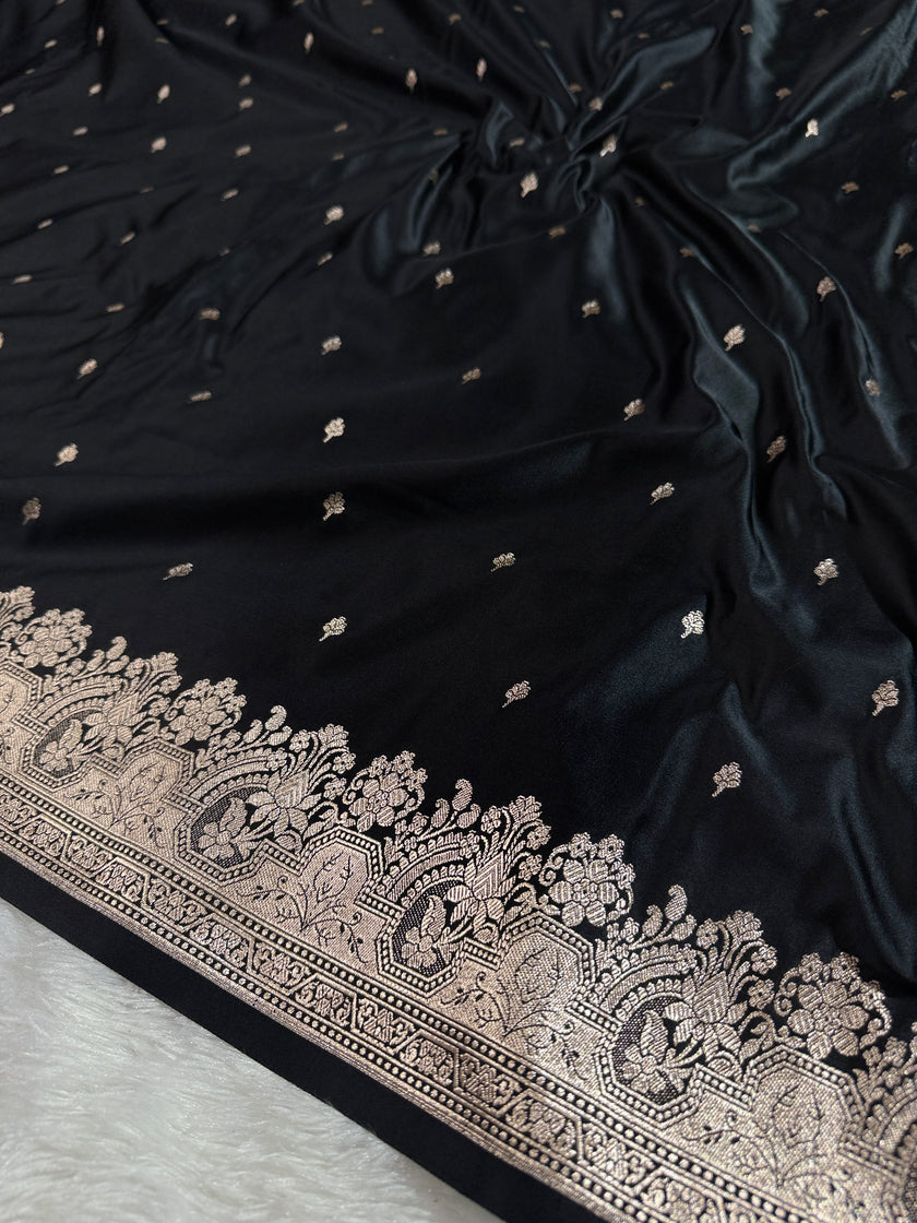 BANARASI MASHRU KATAN SILK SAREE HN537