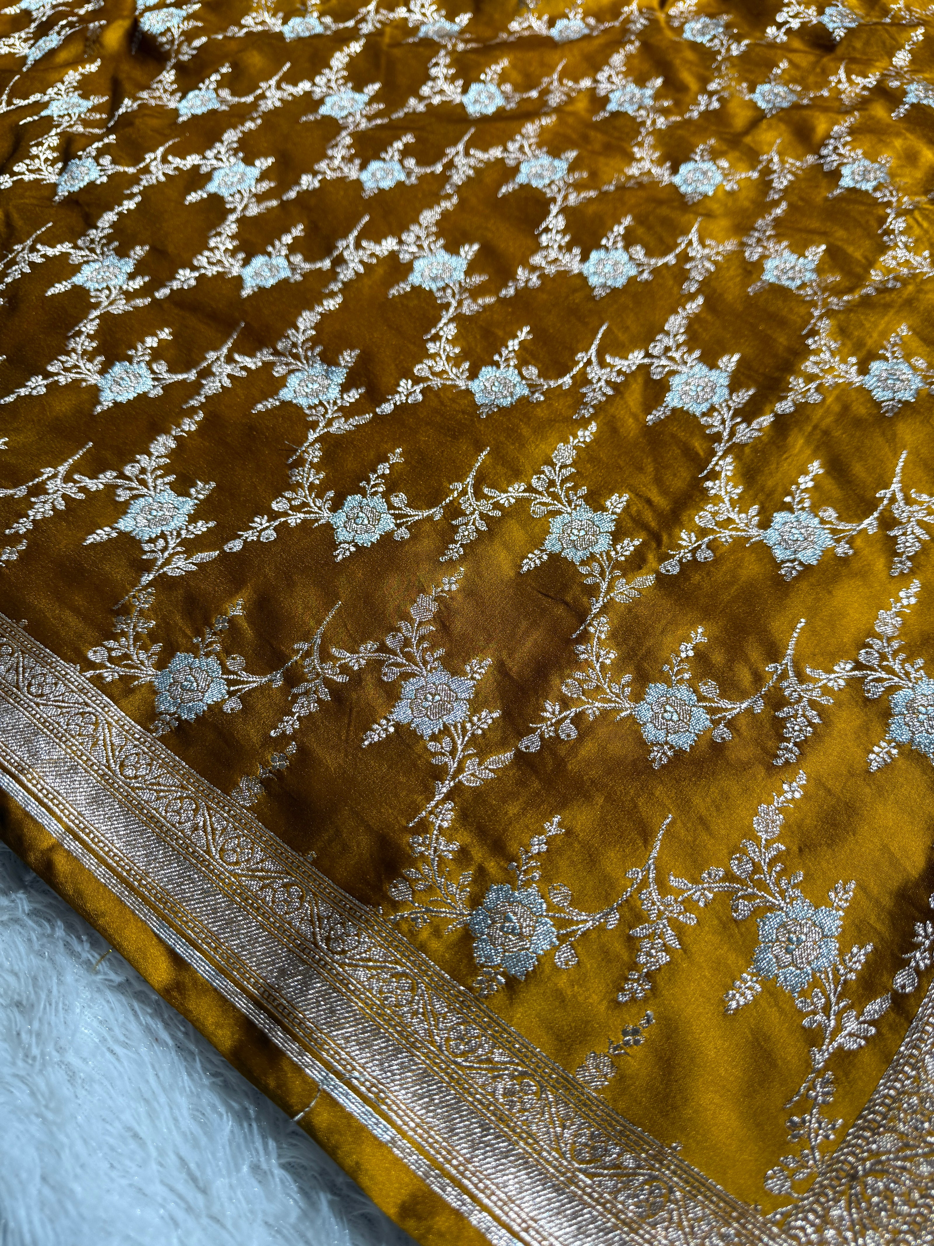 BANARASI MASHRU KATAN SILK SAREE HN510