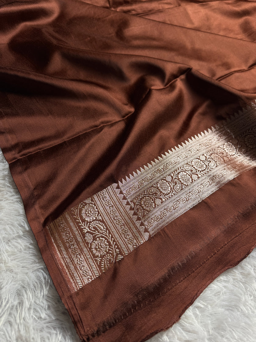 BANARASI MASHRU KATAN SILK SAREE HN542