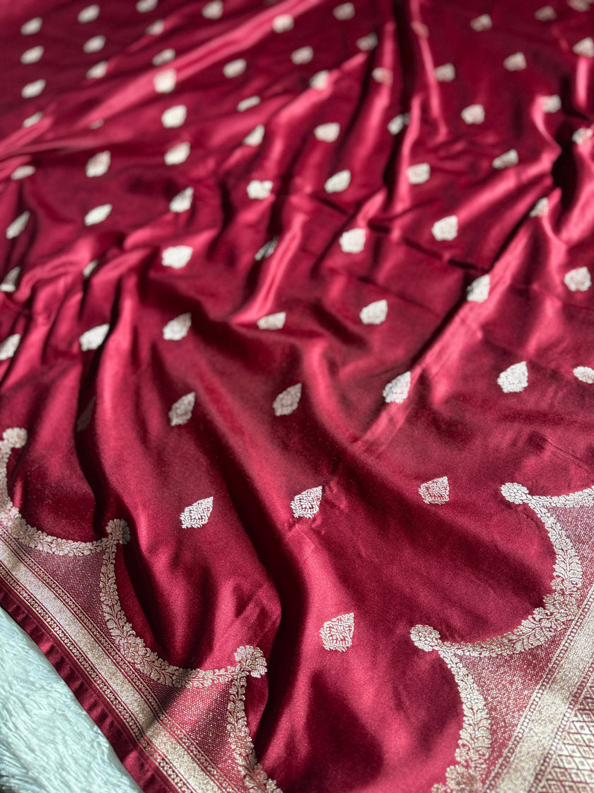 BANARASI MASHRU KATAN SILK SAREE HN180