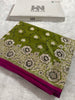 BANARASI MASHRU KATAN SILK SAREE HM533