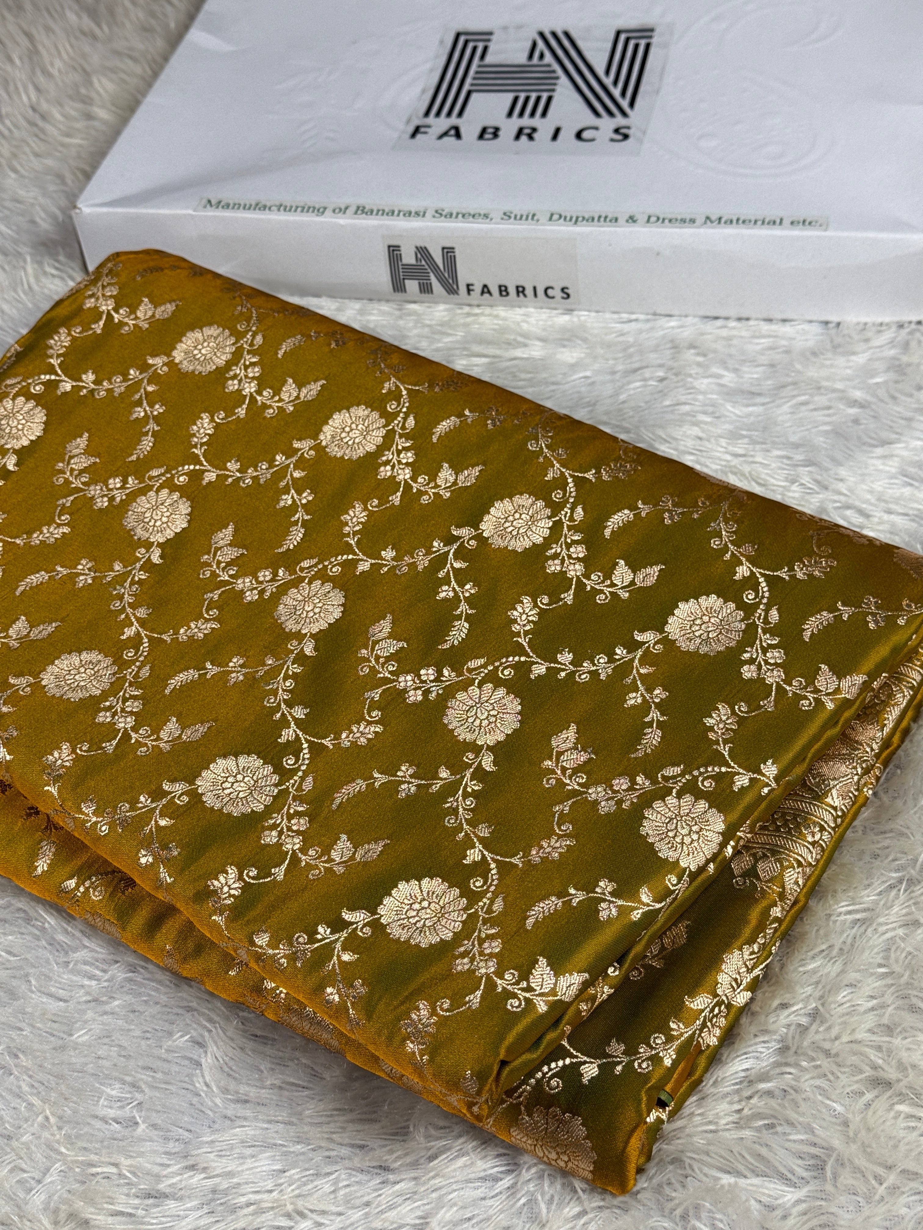BANARASI MASHRU KATAN SILK SAREE HN950