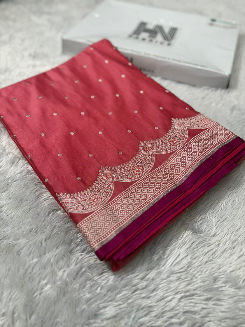 Banarasi Mashru Katan Silk Saree hn141