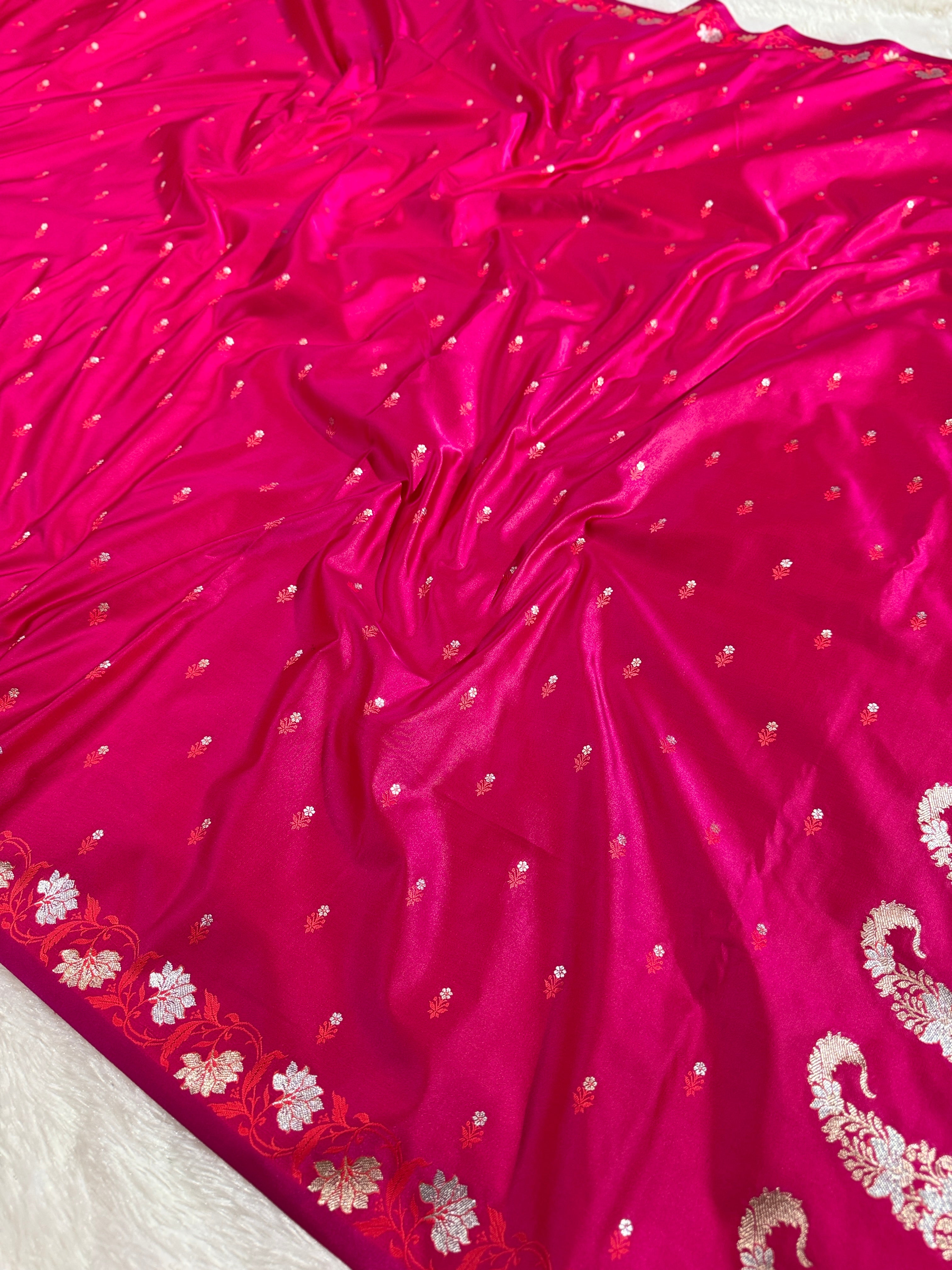 BANARASI MASHRU KATAN SILK SAREE HN541