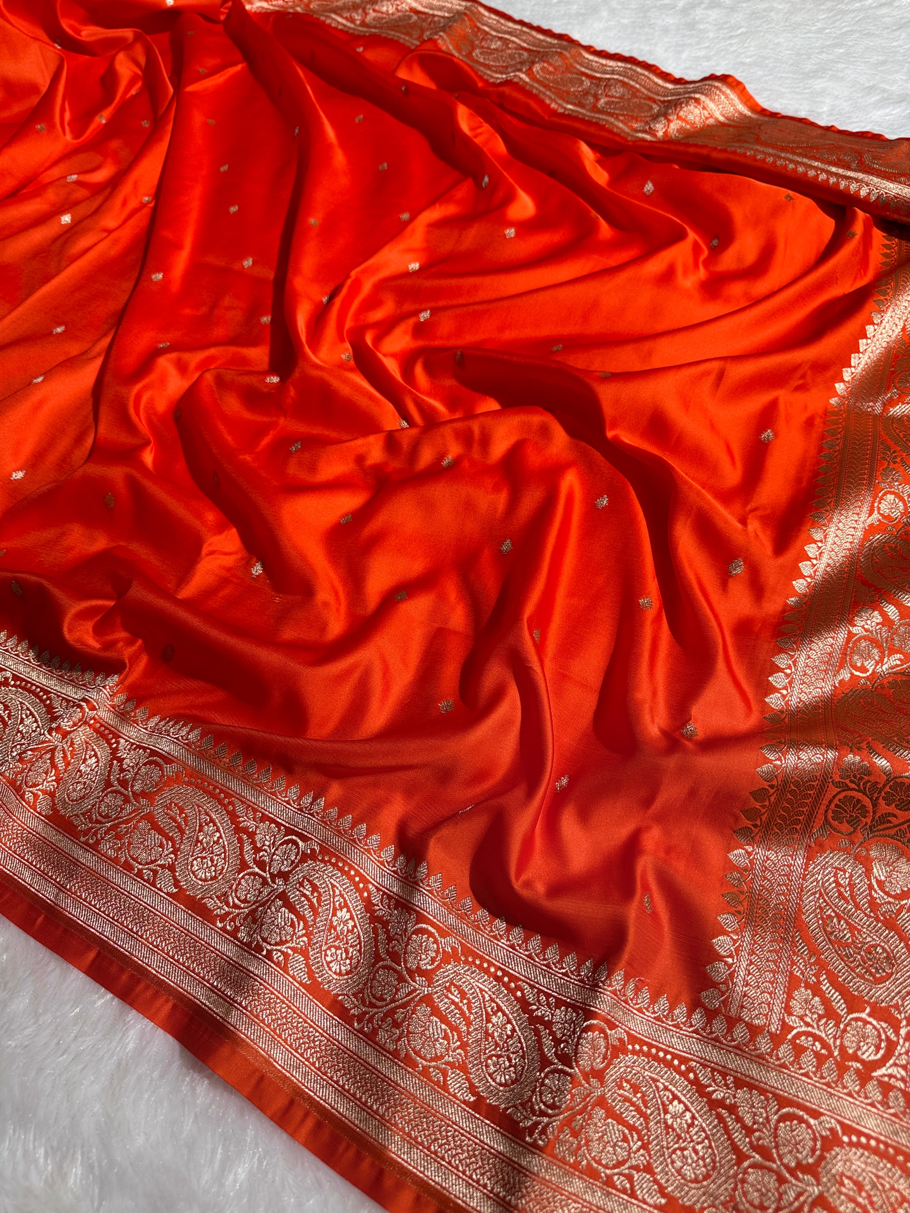 BANARASI MASHRU KATAN SILK SAREE HN521