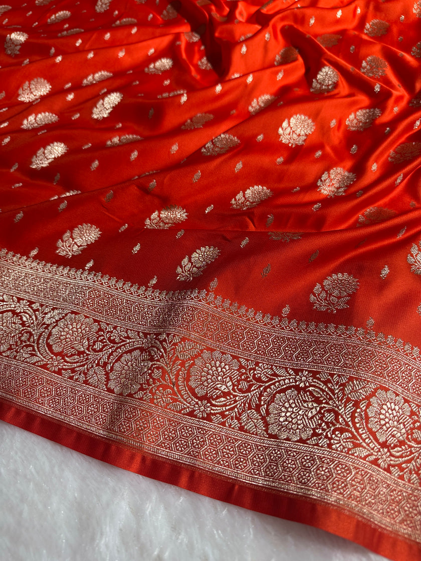 BANARASI MASHRU KATAN SILK SAREE HN519
