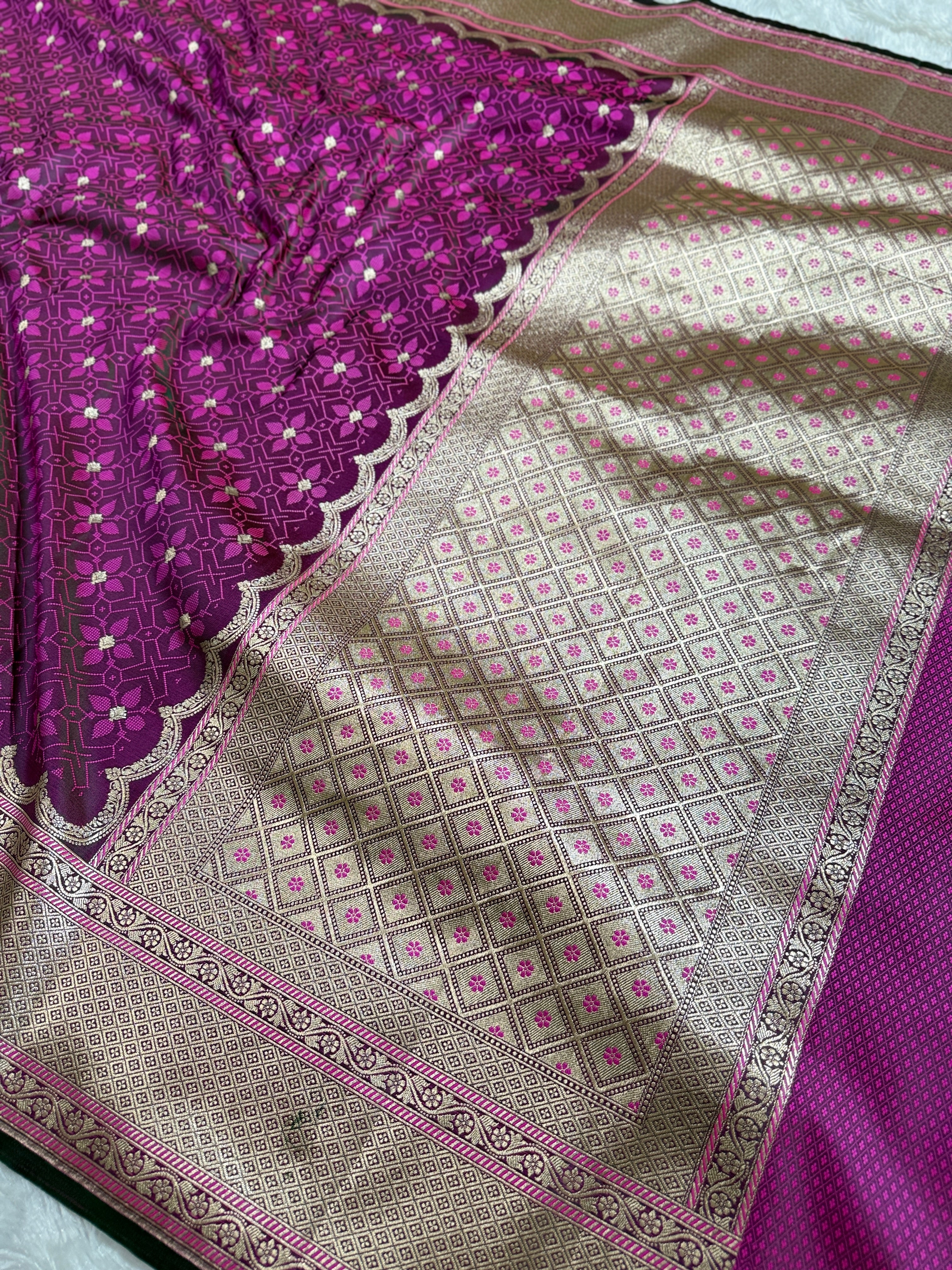 BANARASI MASHRU KATAN SILK SAREE HN535
